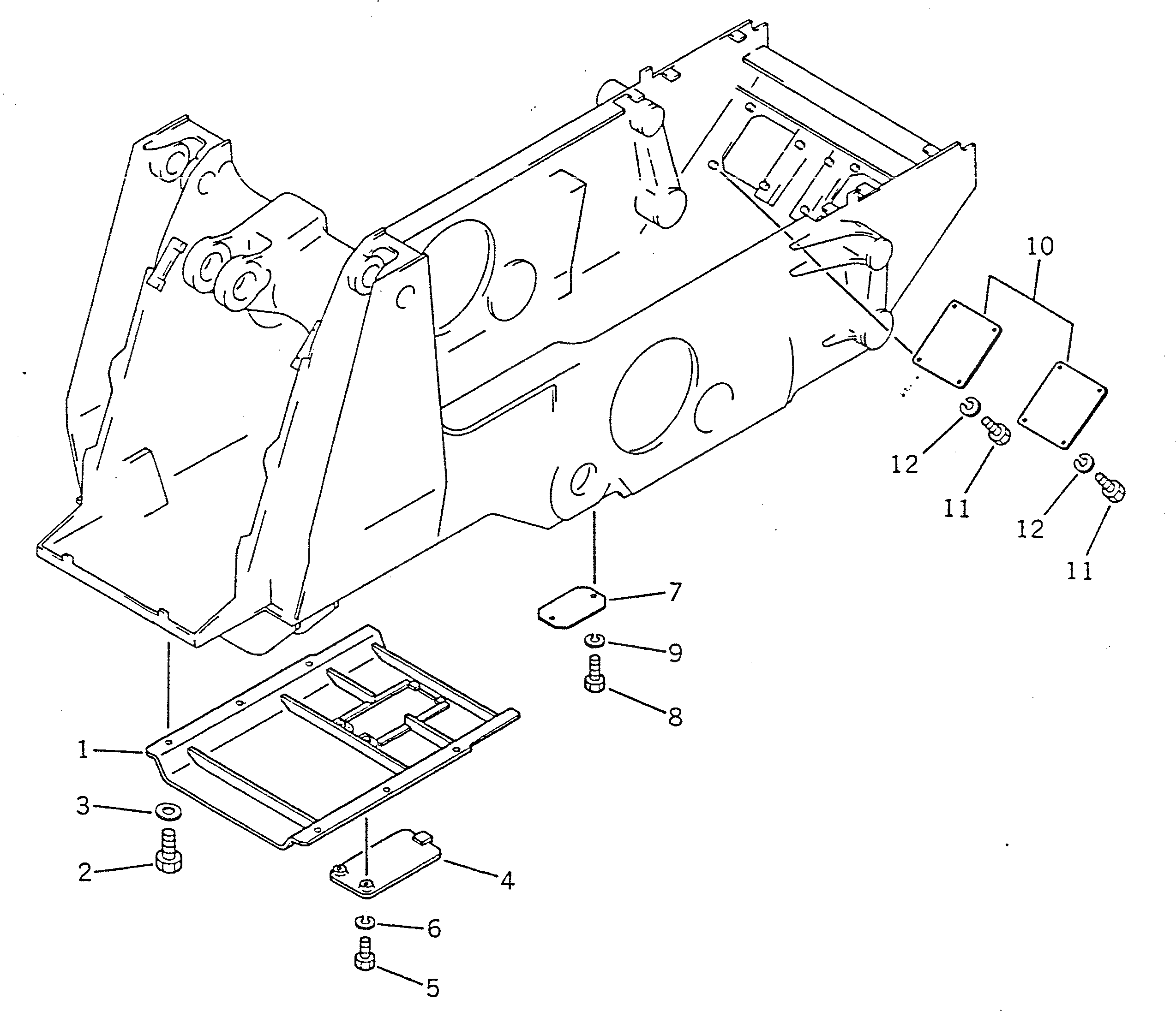 Крышка 142-54-15130 Komatsu