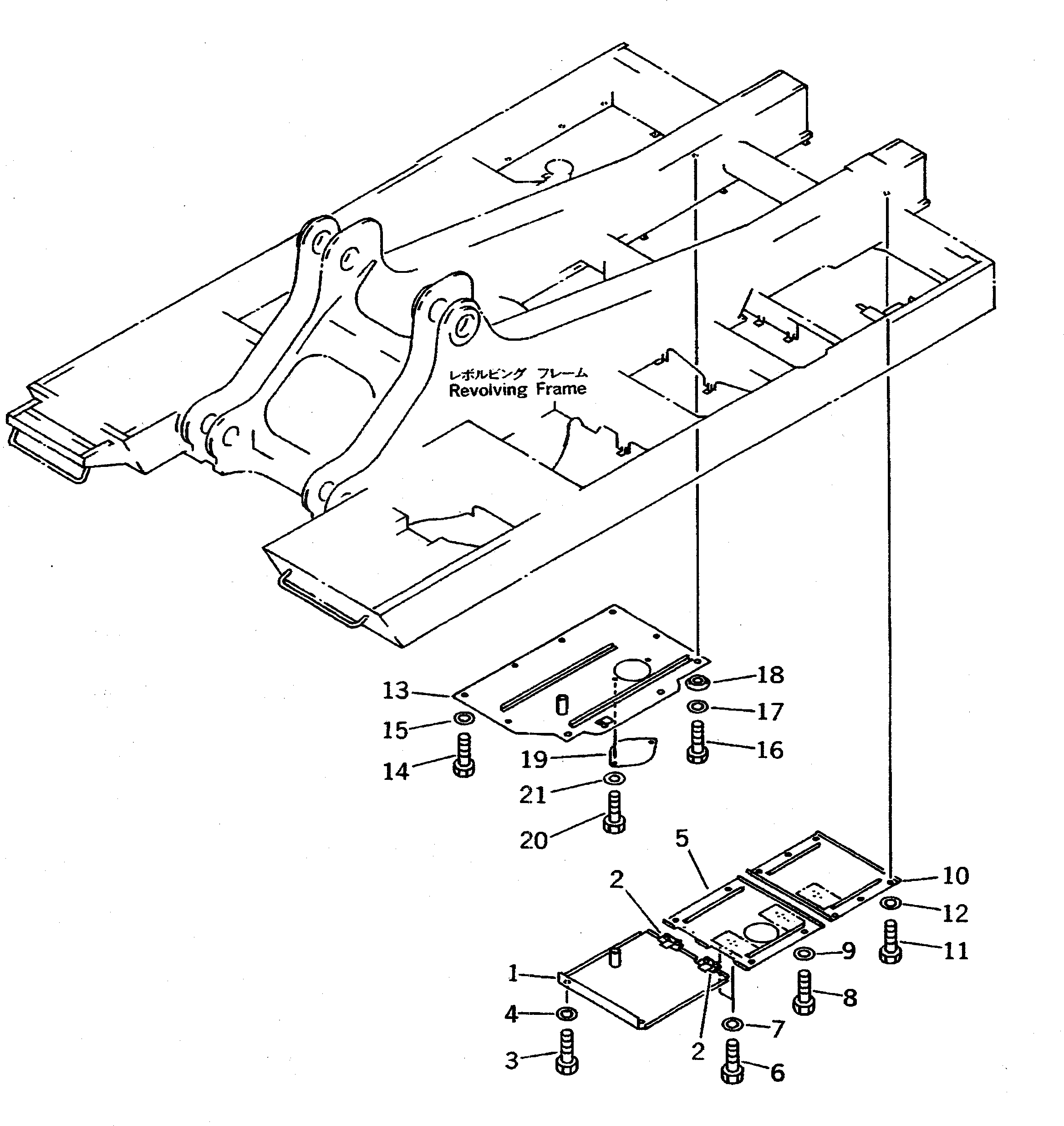 Крышка 209-54-53952 Komatsu