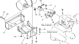 Трубка 203-01-59561 Komatsu