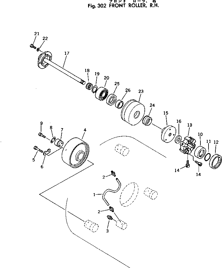 Подшипник 06000-02207 Komatsu