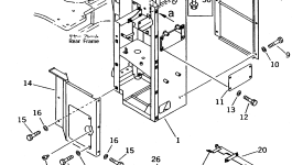 Крышка 425-54-18951  Komatsu