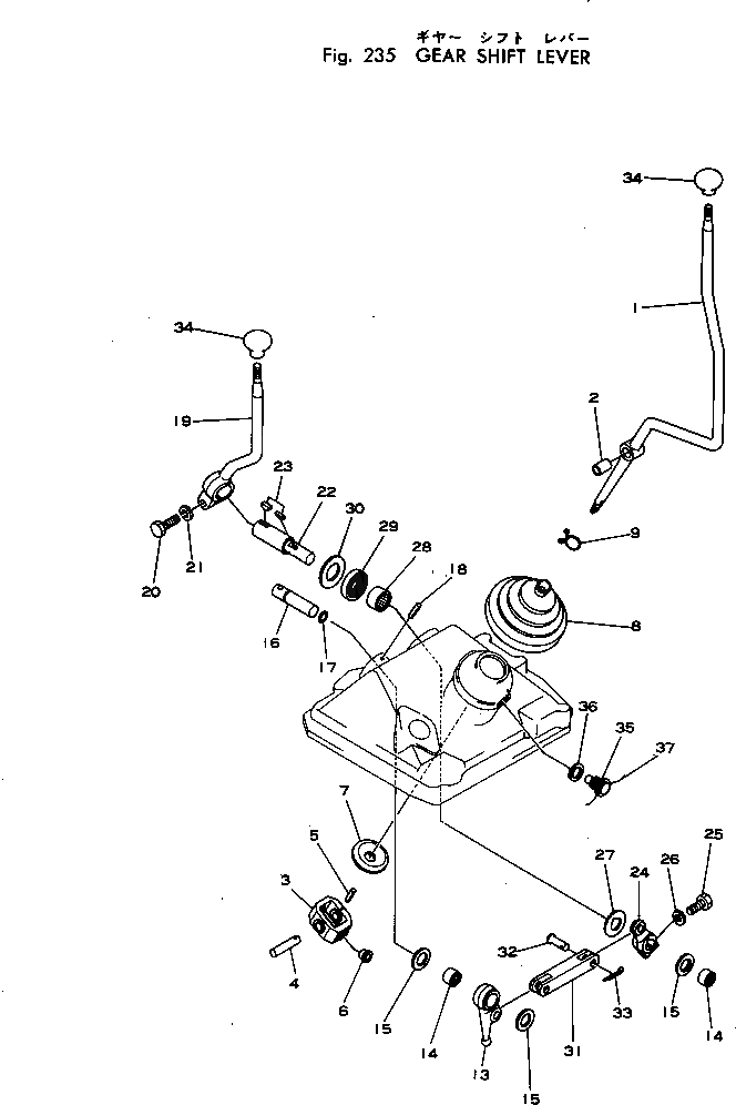Рычаг 12F-14-13230 Komatsu