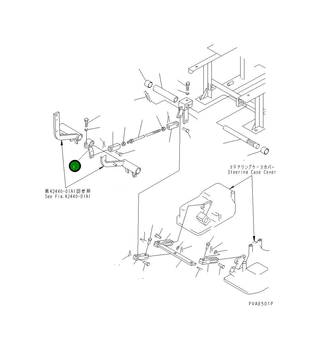 Рычаг 113-43-41210 Komatsu