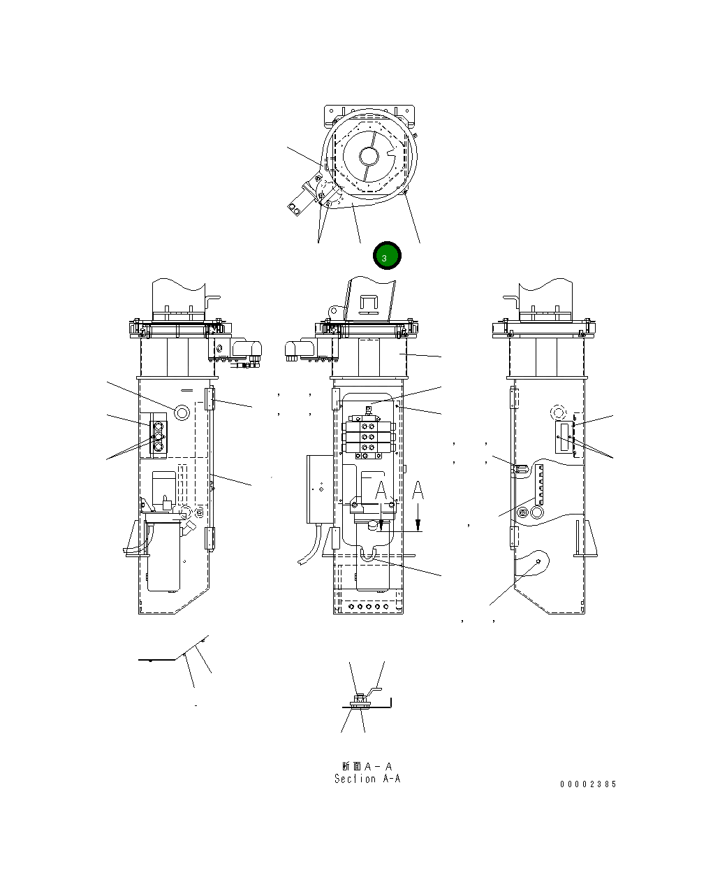 Крышка MH358-3221000 Komatsu