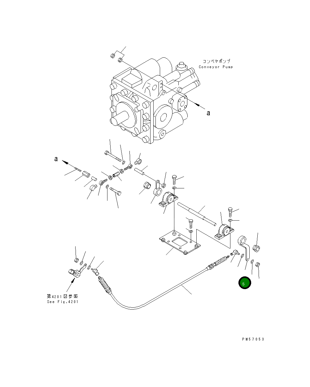 Рычаг 277-43-54161 Komatsu