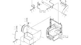 Крышка 22U-54-24380YN Komatsu