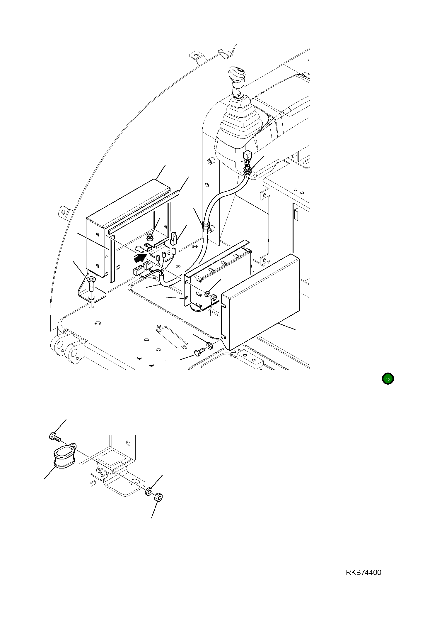 Крышка 2A1-09-R2X70  Komatsu