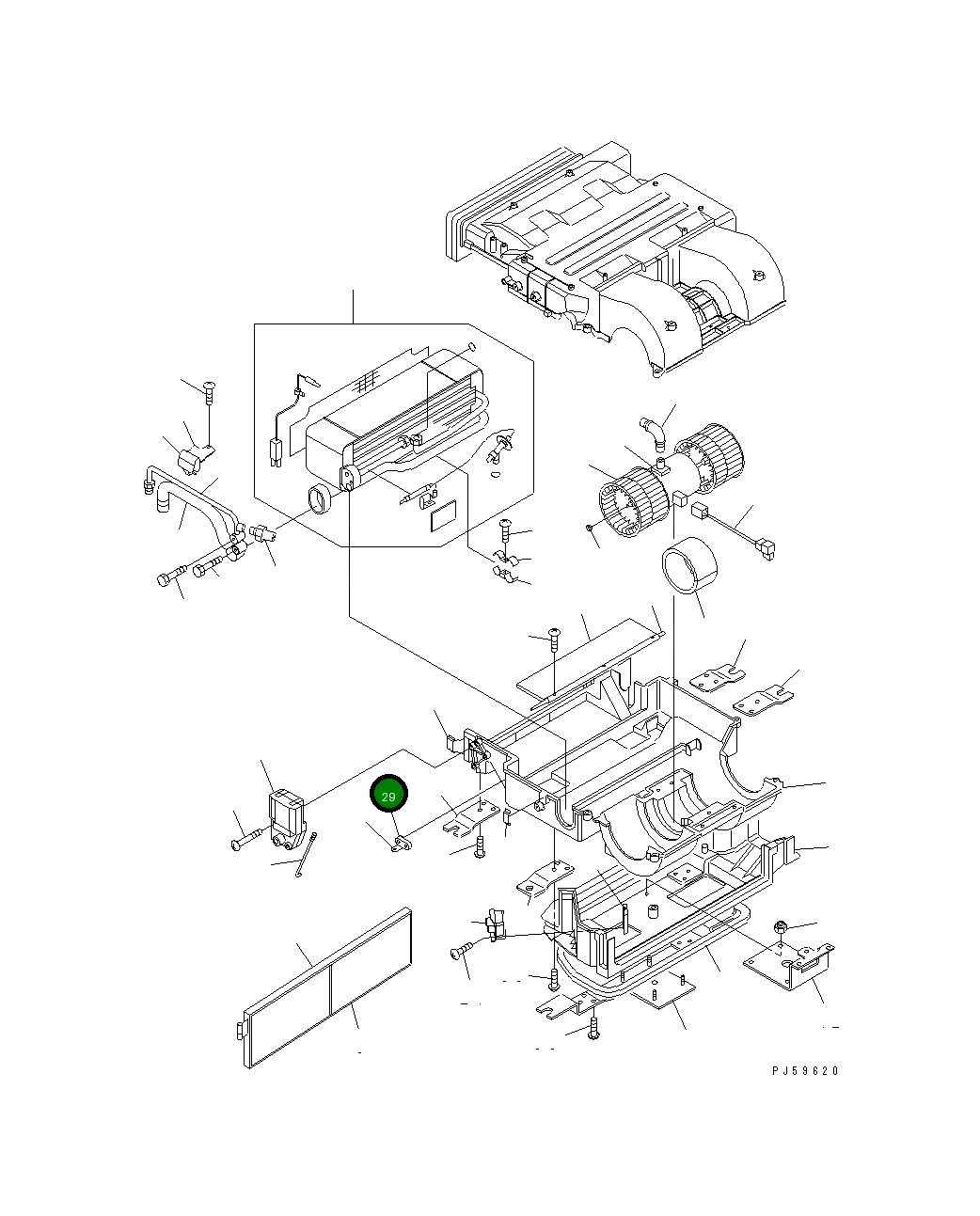 Рычаг TW534470-9200 Komatsu