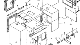 Дверь TES2801-00810 Komatsu