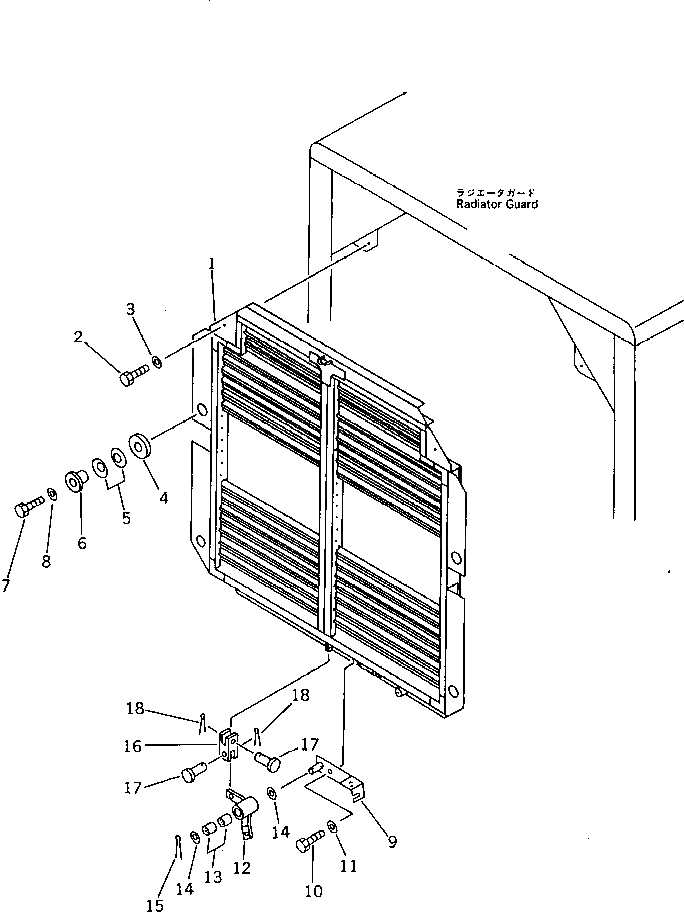 Рычаг 195-03-48130 Komatsu