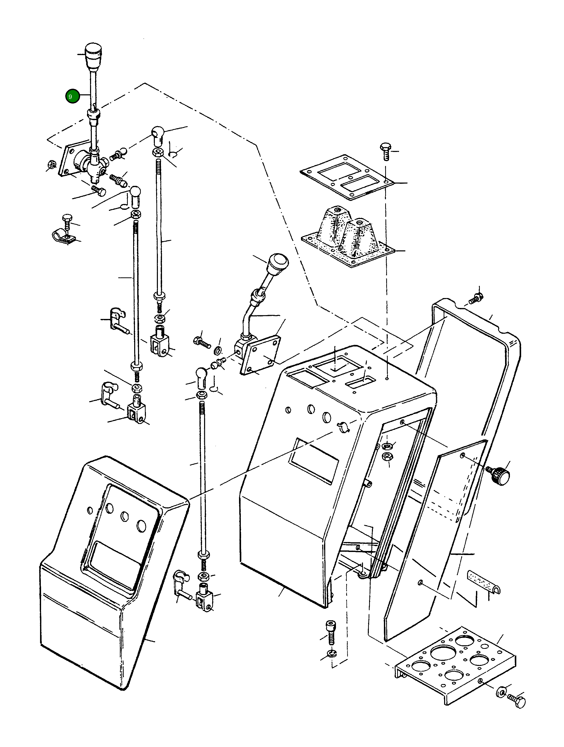 Рычаг 4241438M91 Komatsu