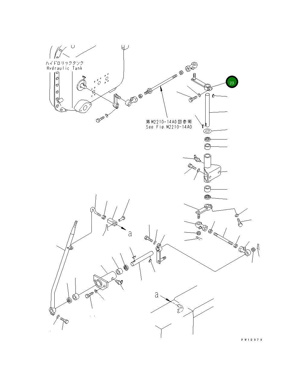 Рычаг 176-61-42250 Komatsu