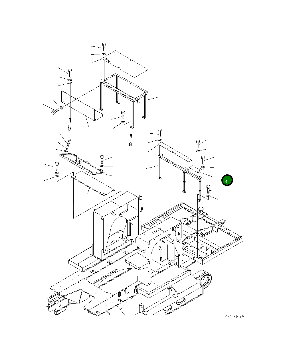 Крышка 8242-54-1180  Komatsu
