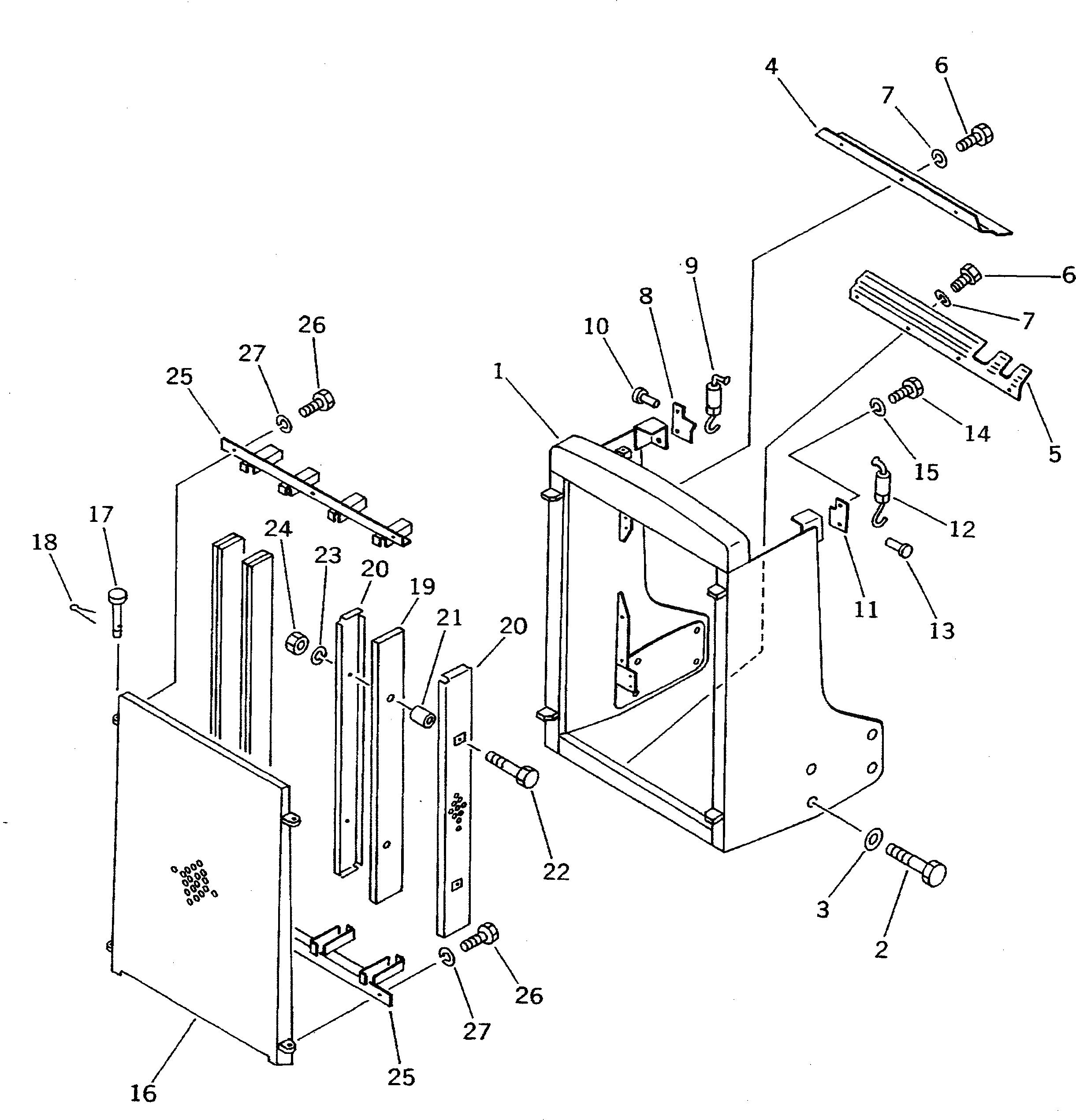 Крышка 145-54-51830 Komatsu