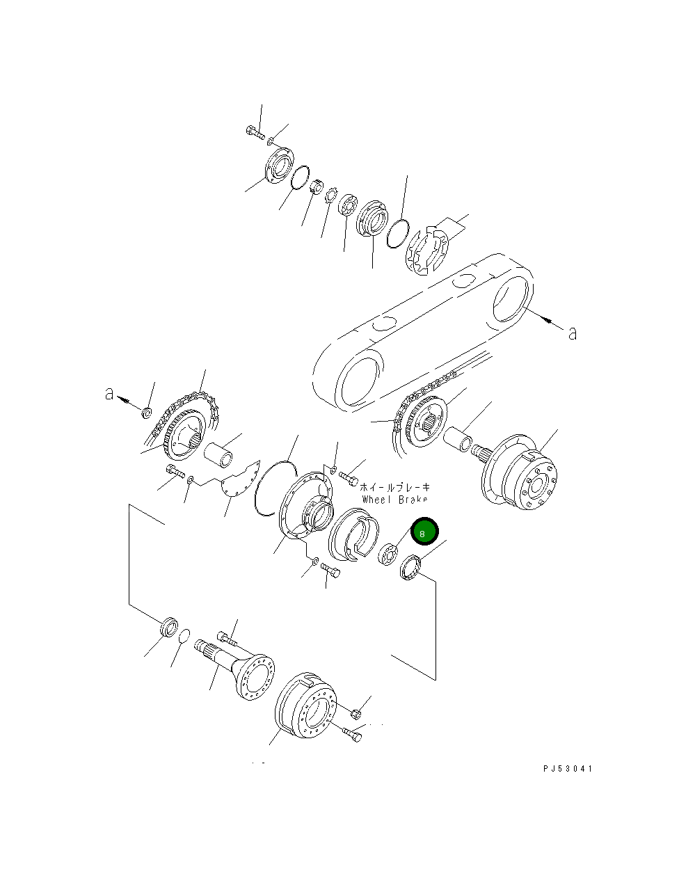Подшипник 234-23-31160 Komatsu