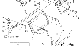 Крышка 195-54-42591 Komatsu