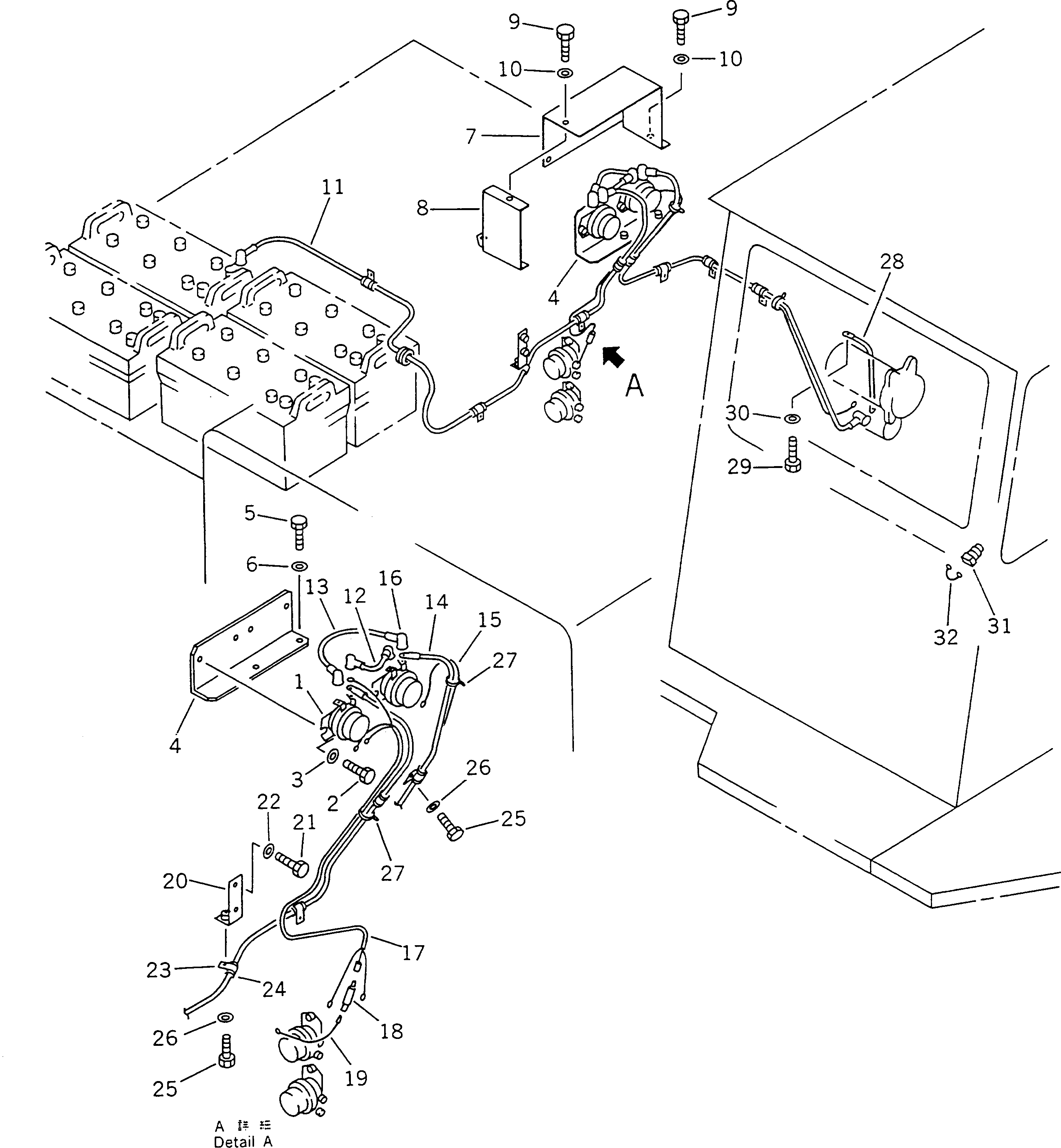 Крышка 569-61-47360  Komatsu