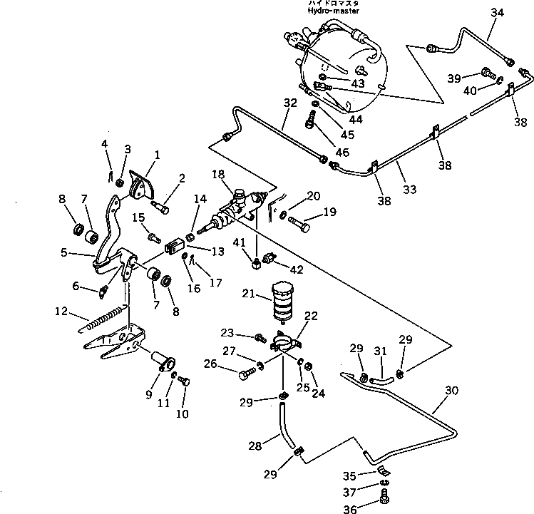 Рычаг 20B-43-33150 Komatsu