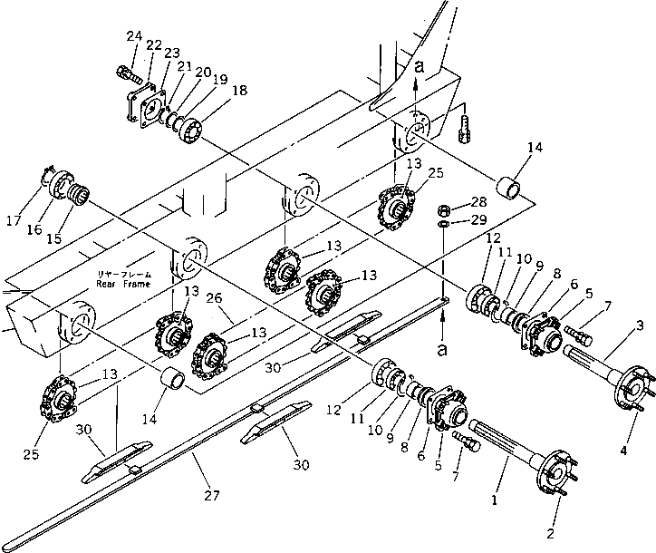 Крышка YM172739-28110 Komatsu