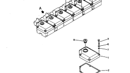 Крышка 6162-13-8111  Komatsu