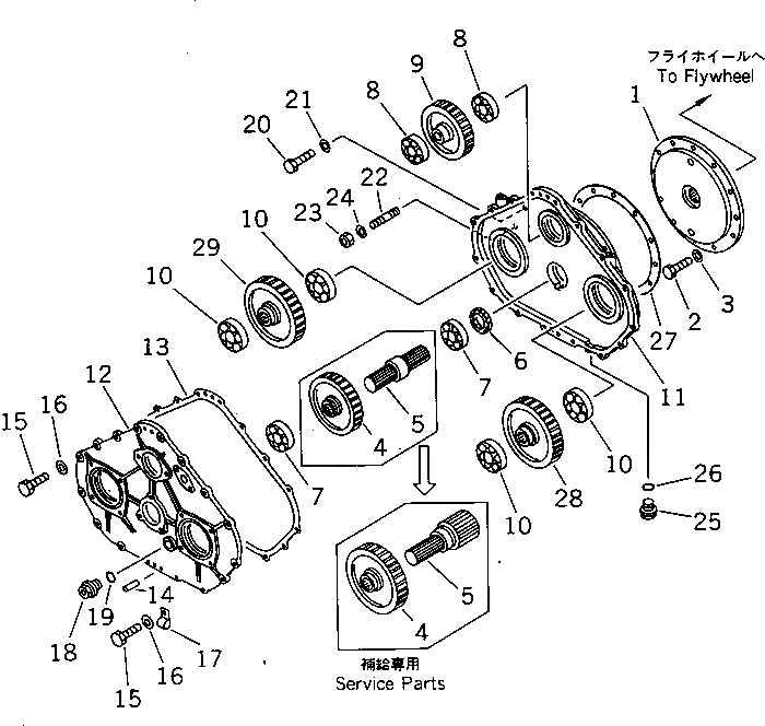 Подшипник \4\06040-06011 Komatsu