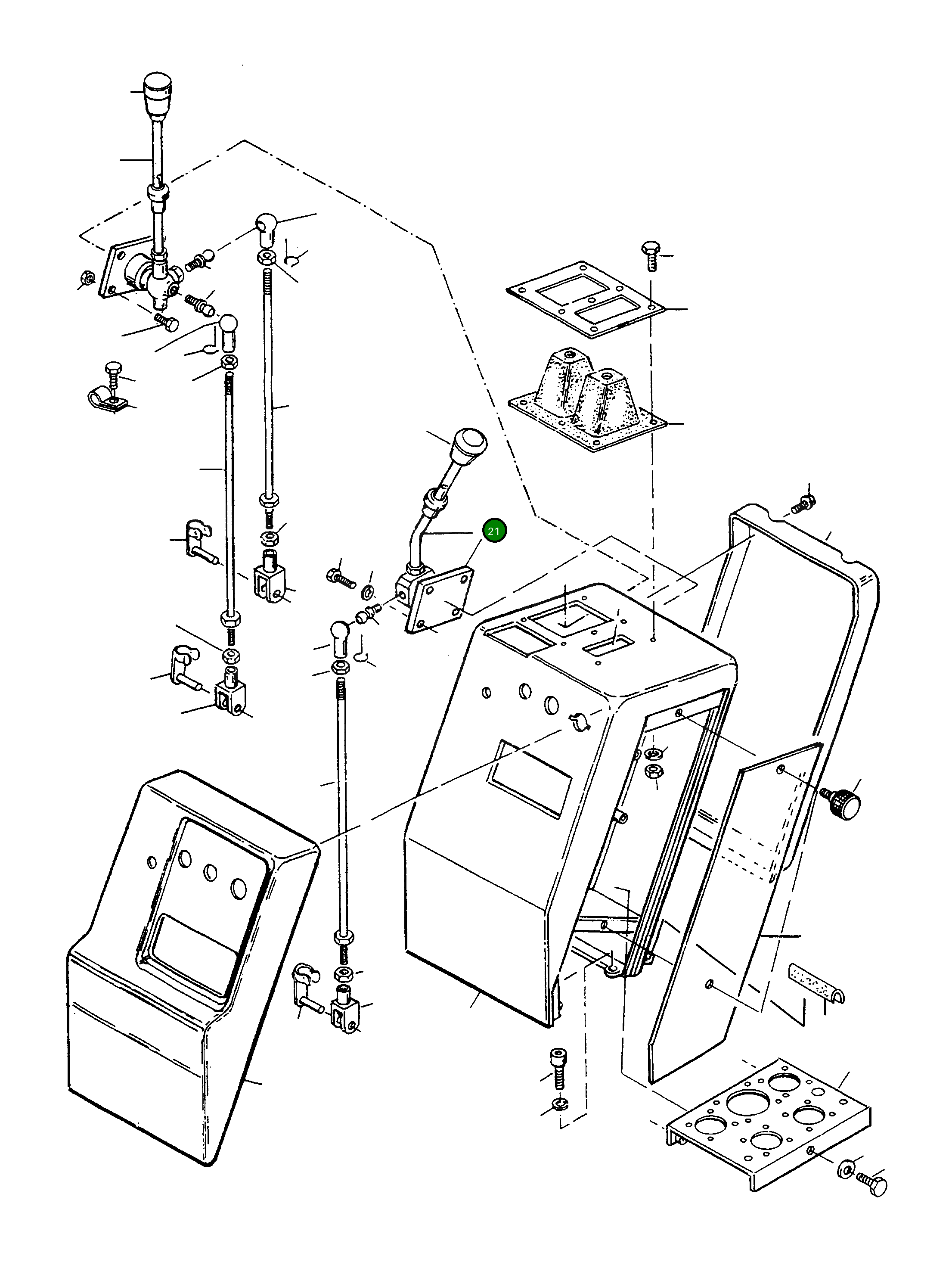 Рычаг 4241437M91 Komatsu