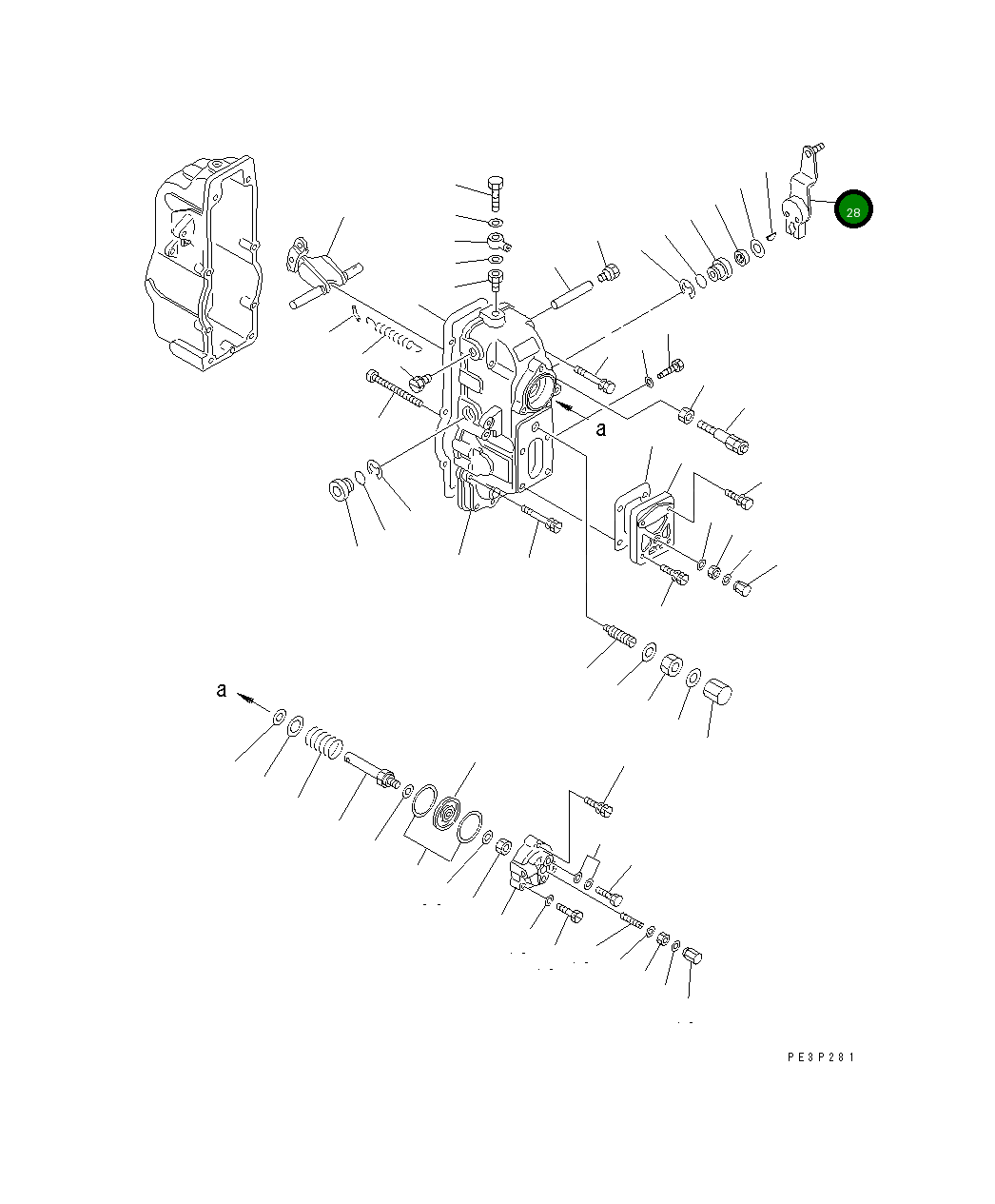 Рычаг DK154395-4820 Komatsu