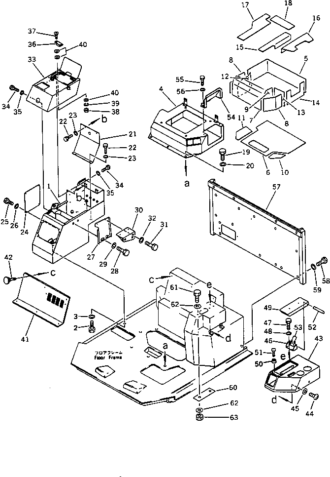 Крышка 424-54-12730  Komatsu