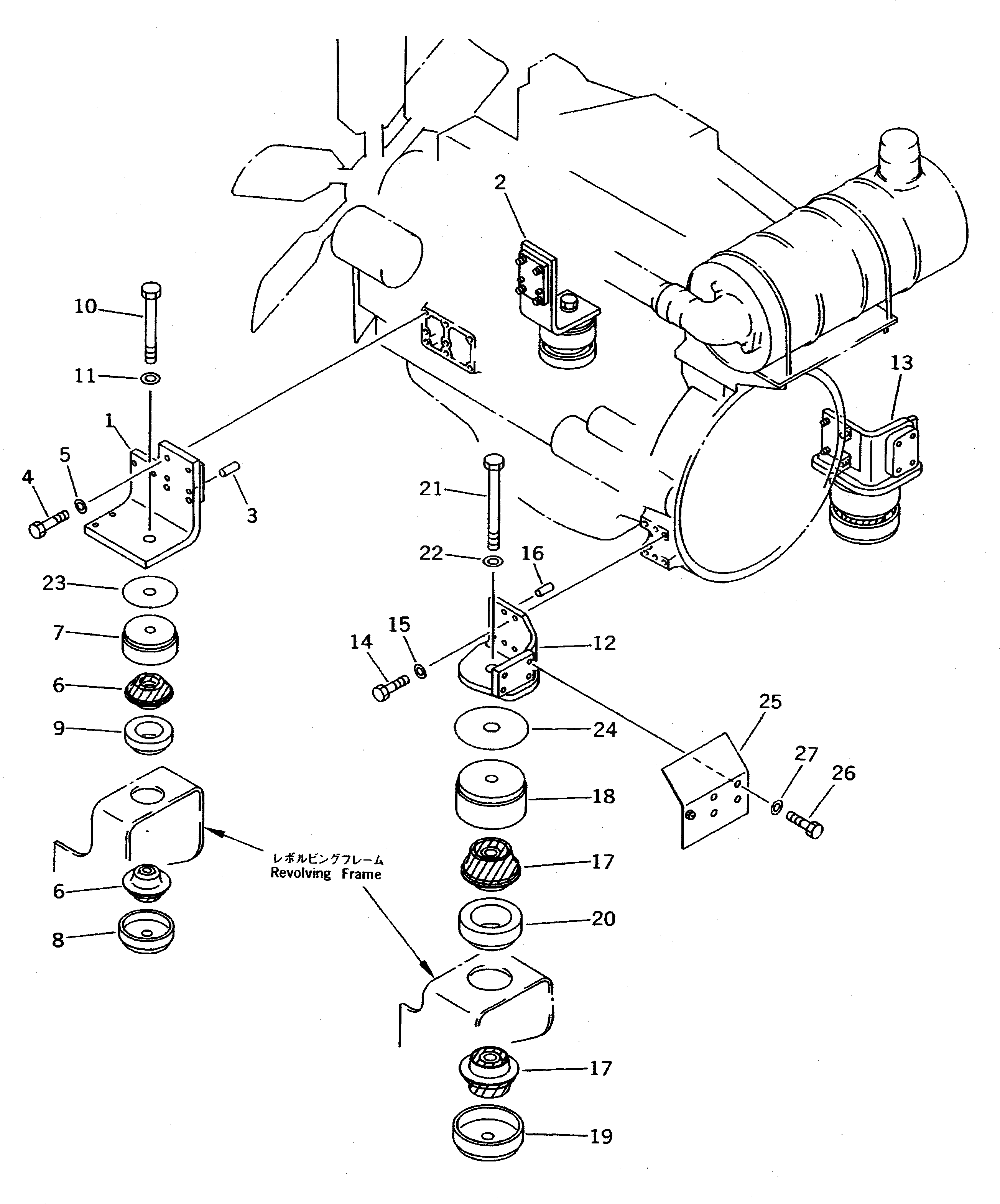 Крышка 207-01-52330 Komatsu