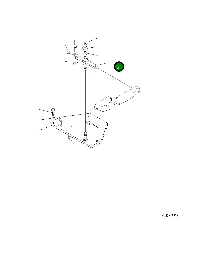 Рычаг 103-43-31350 Komatsu