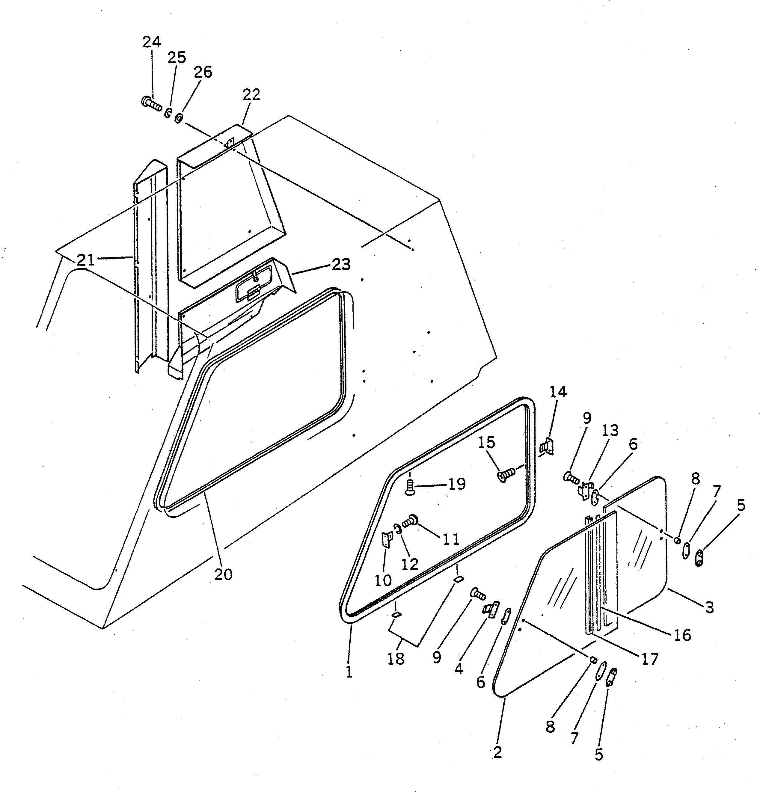 Крышка 22W-54-14110 Komatsu