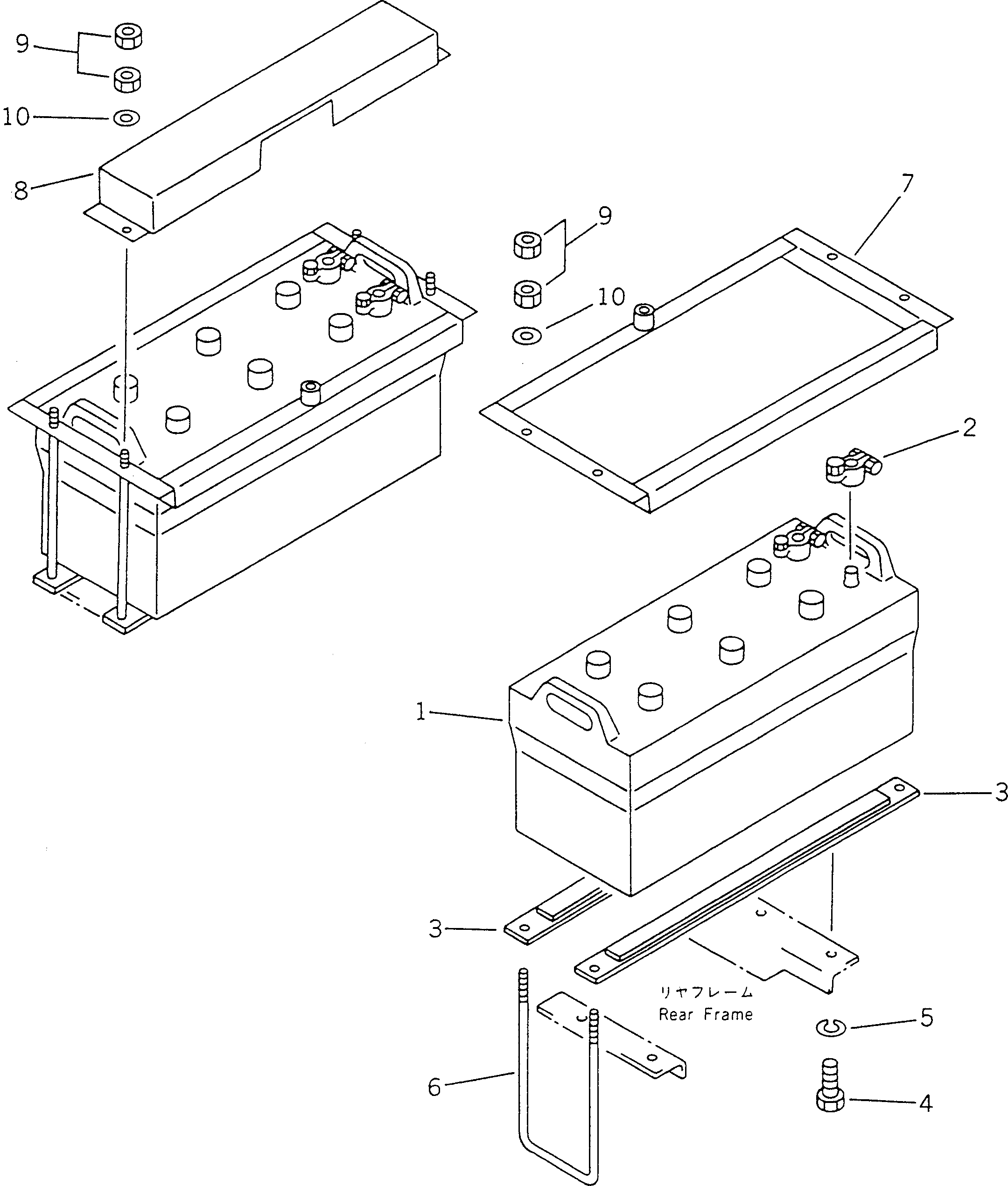 Крышка 23B-06-12480 Komatsu