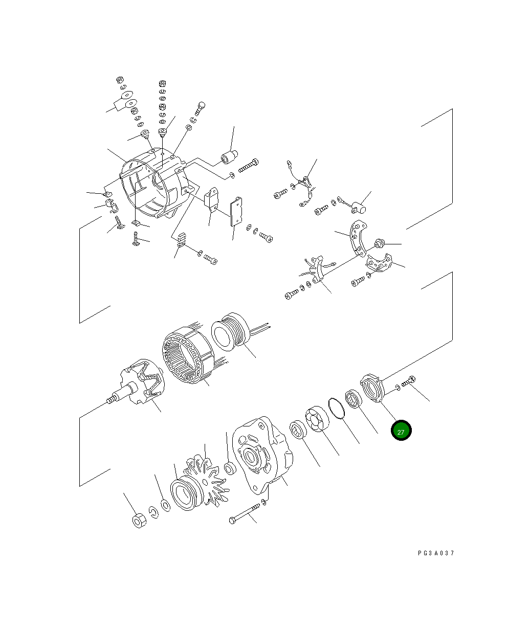 Крышка SD2202-02200X0 Komatsu