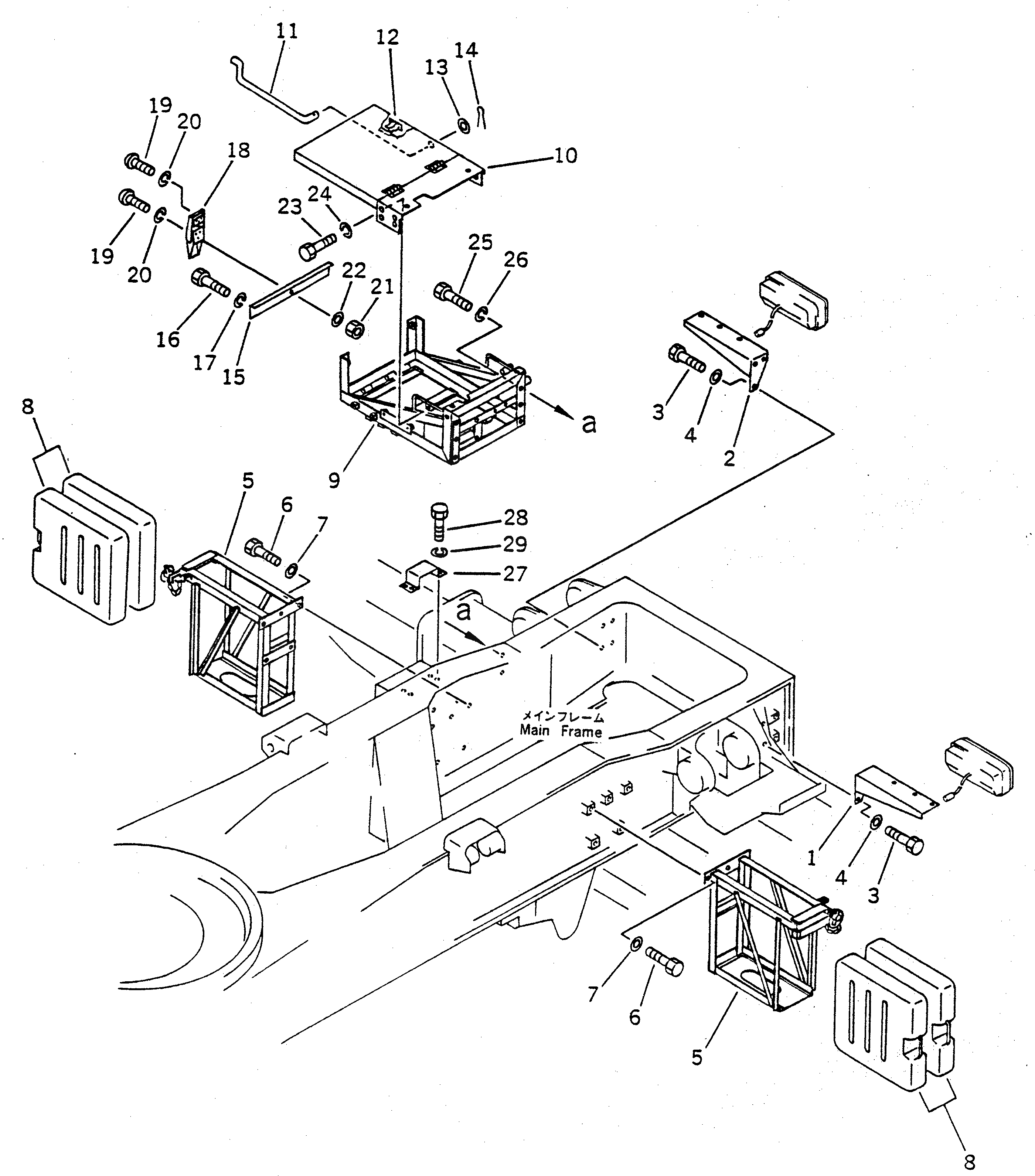 Крышка 23S-54-16280 Komatsu