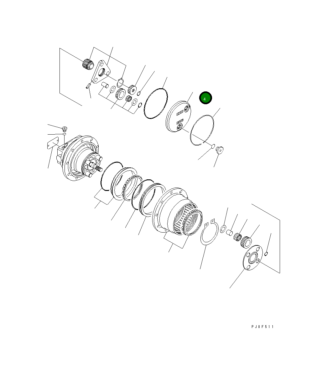 Крышка FUFZD8272102 Komatsu