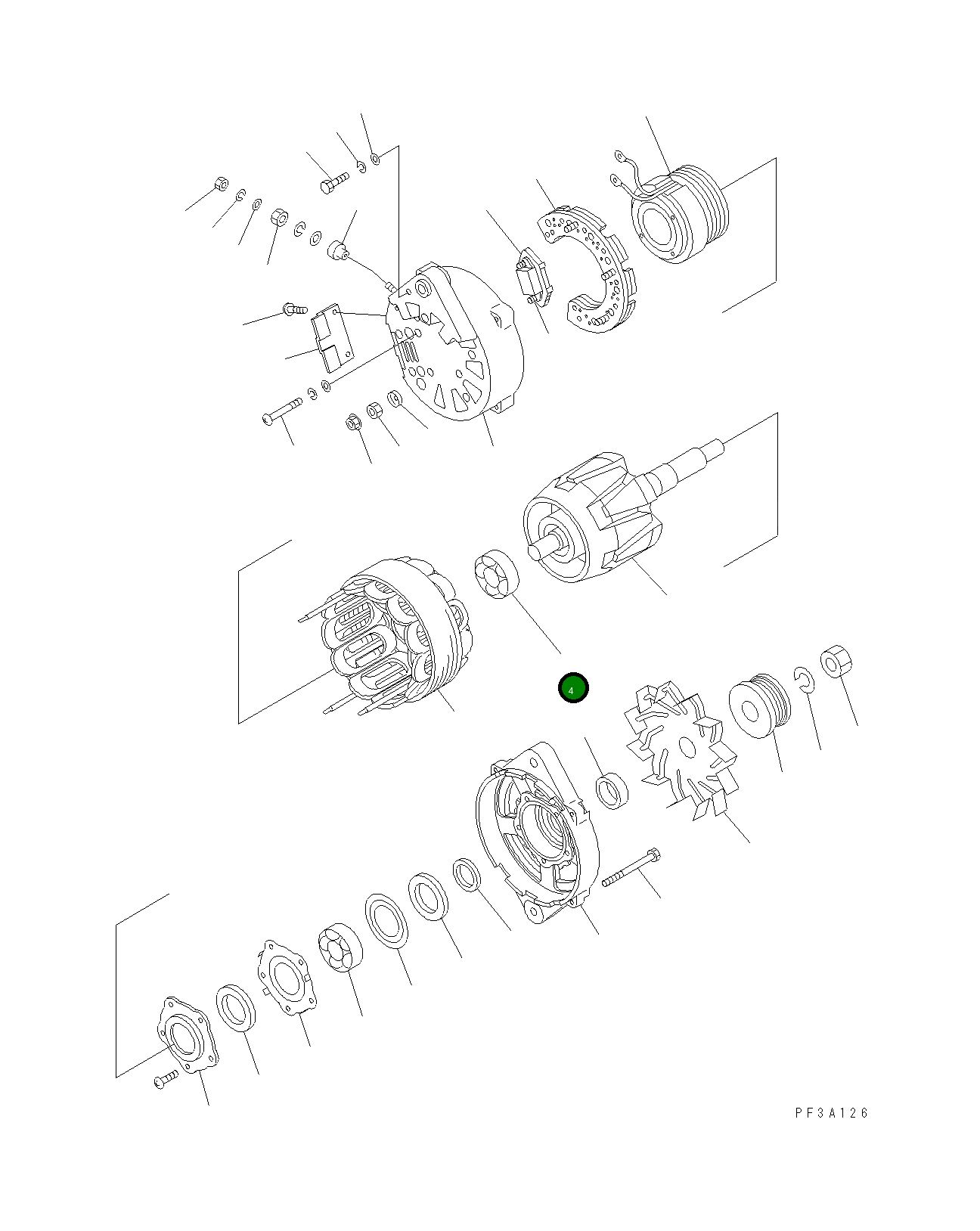 Подшипник KD0-09201-07 Komatsu