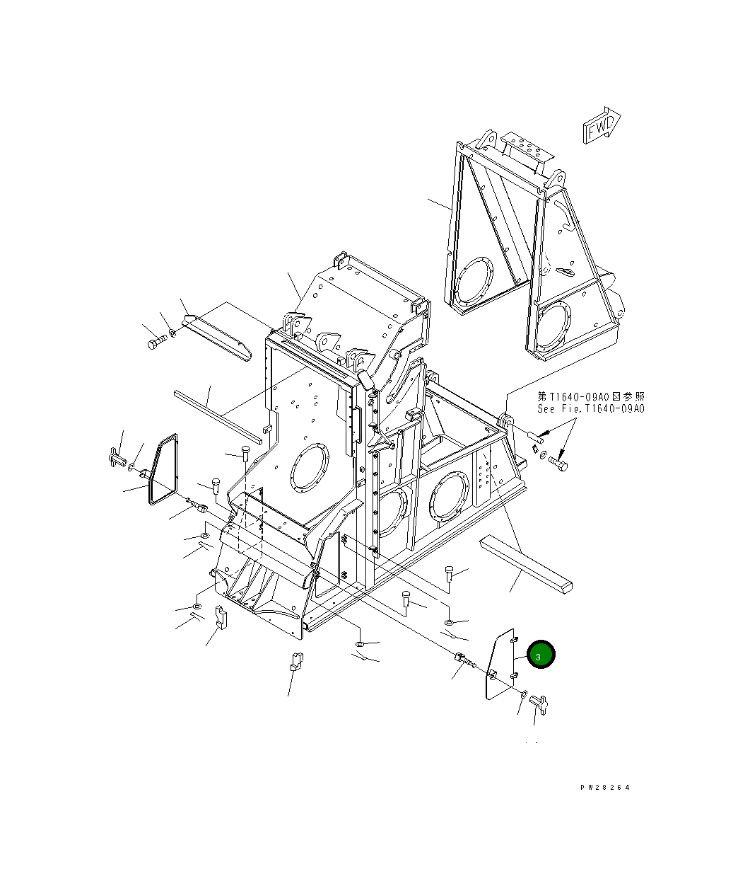 Крышка 8255-70-4481 Komatsu