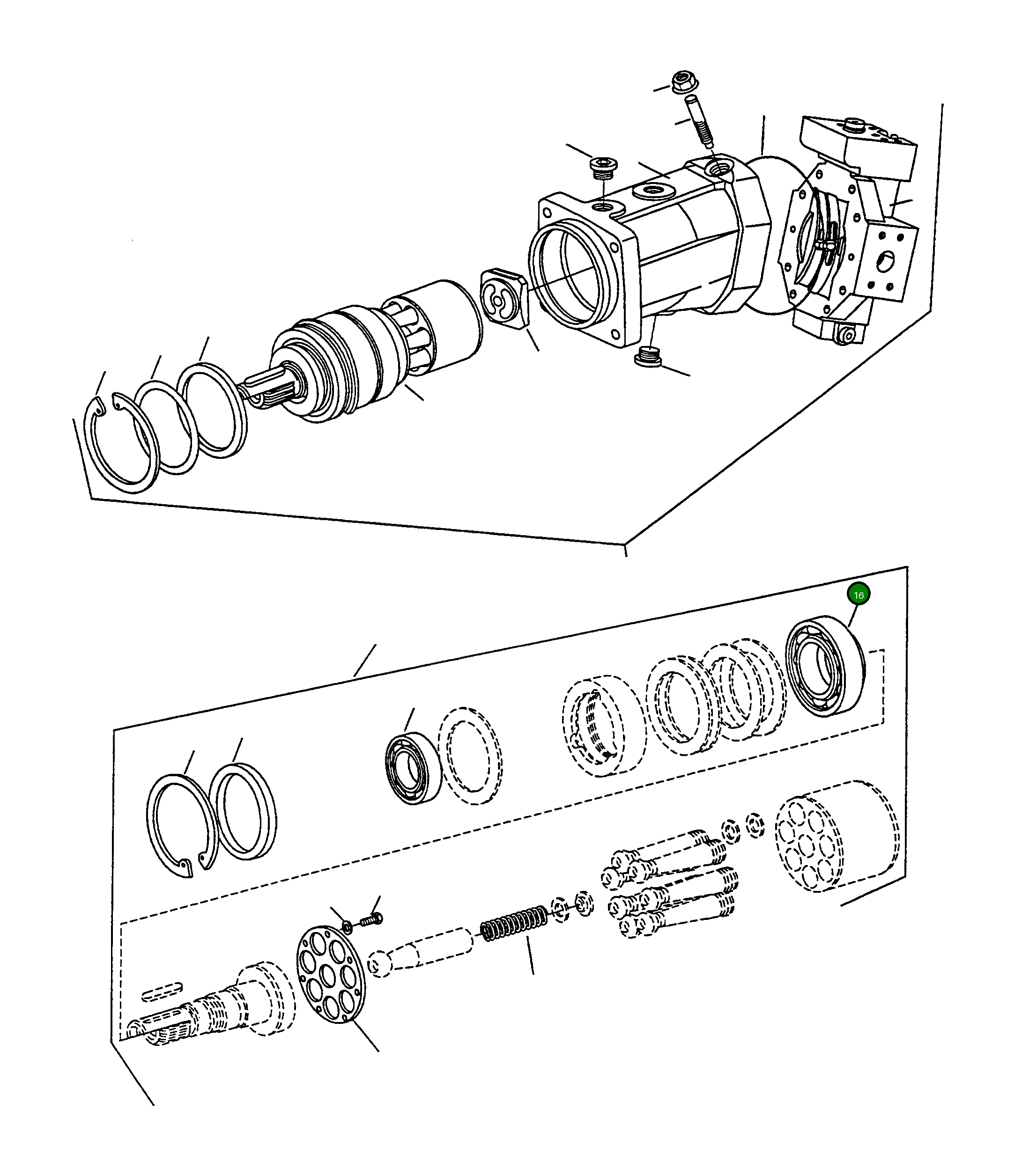 Подшипник 4919871M1 Komatsu