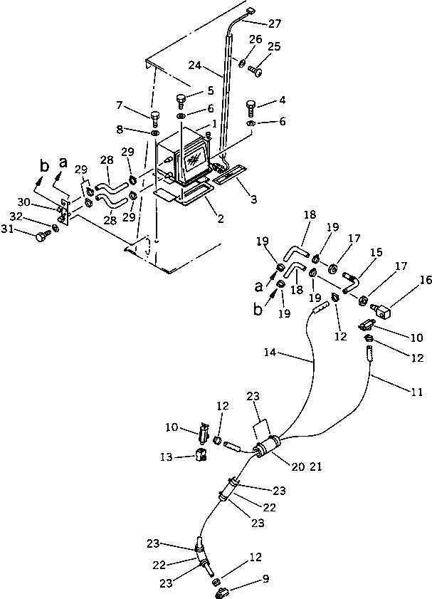 Крышка 144-Y11-3240 Komatsu