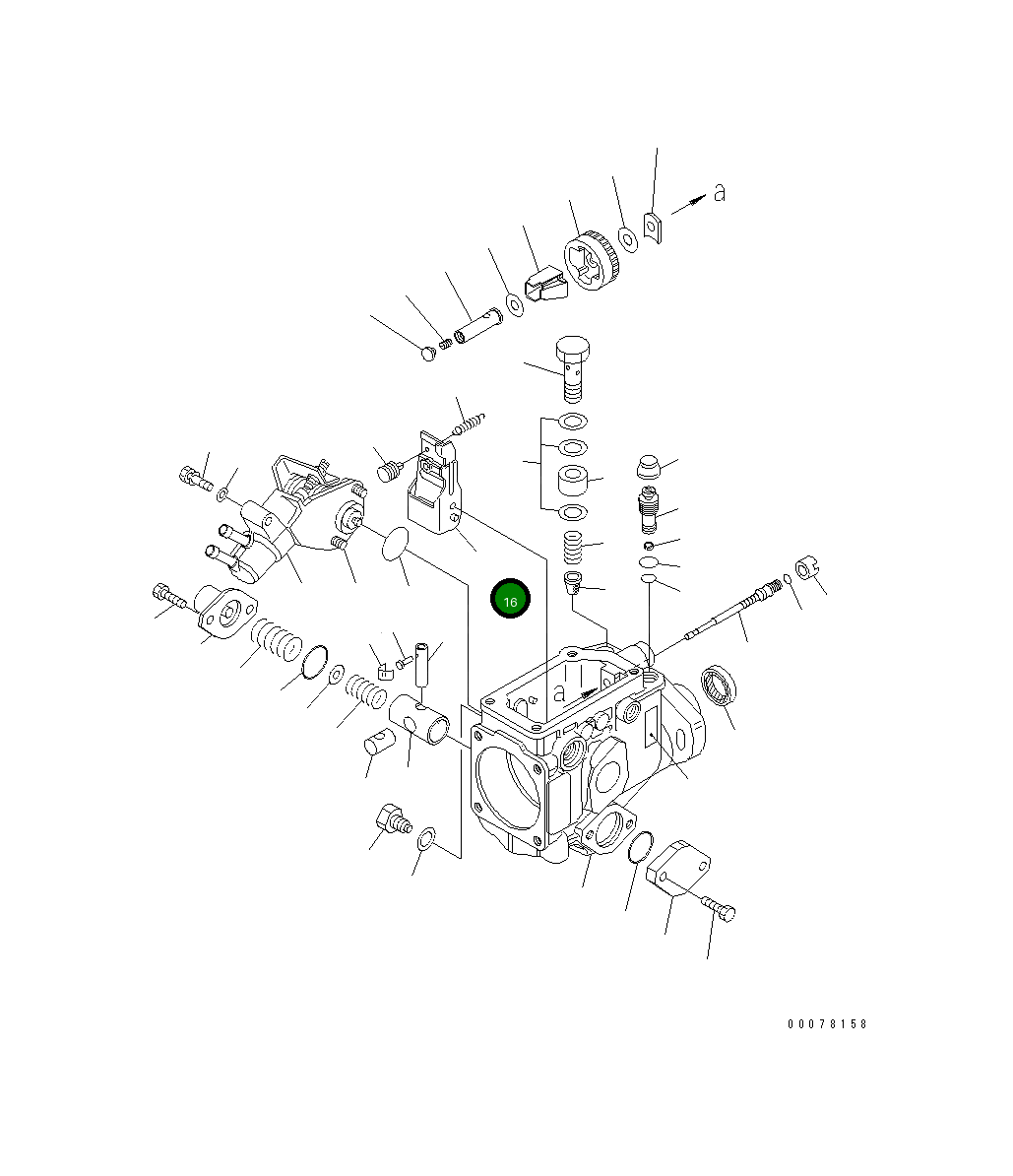 Рычаг DK146891-2620 Komatsu
