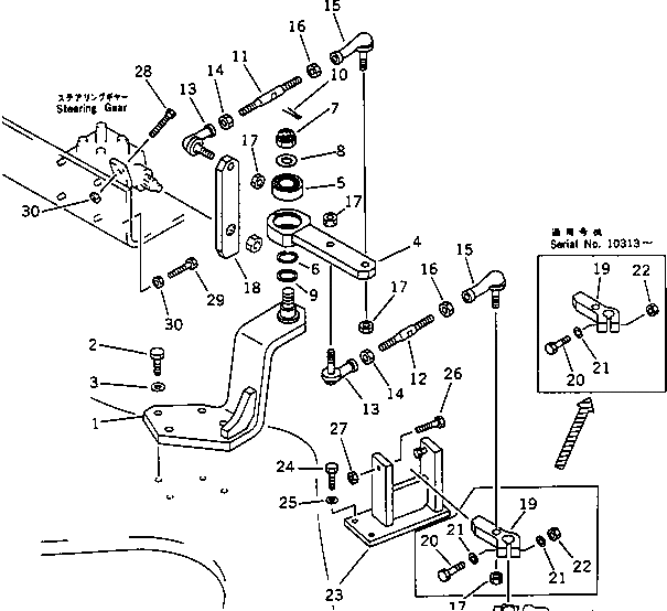 Рычаг 423-40-11331 Komatsu