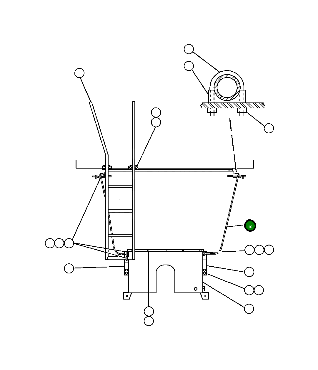 Крышка EF4290 Komatsu
