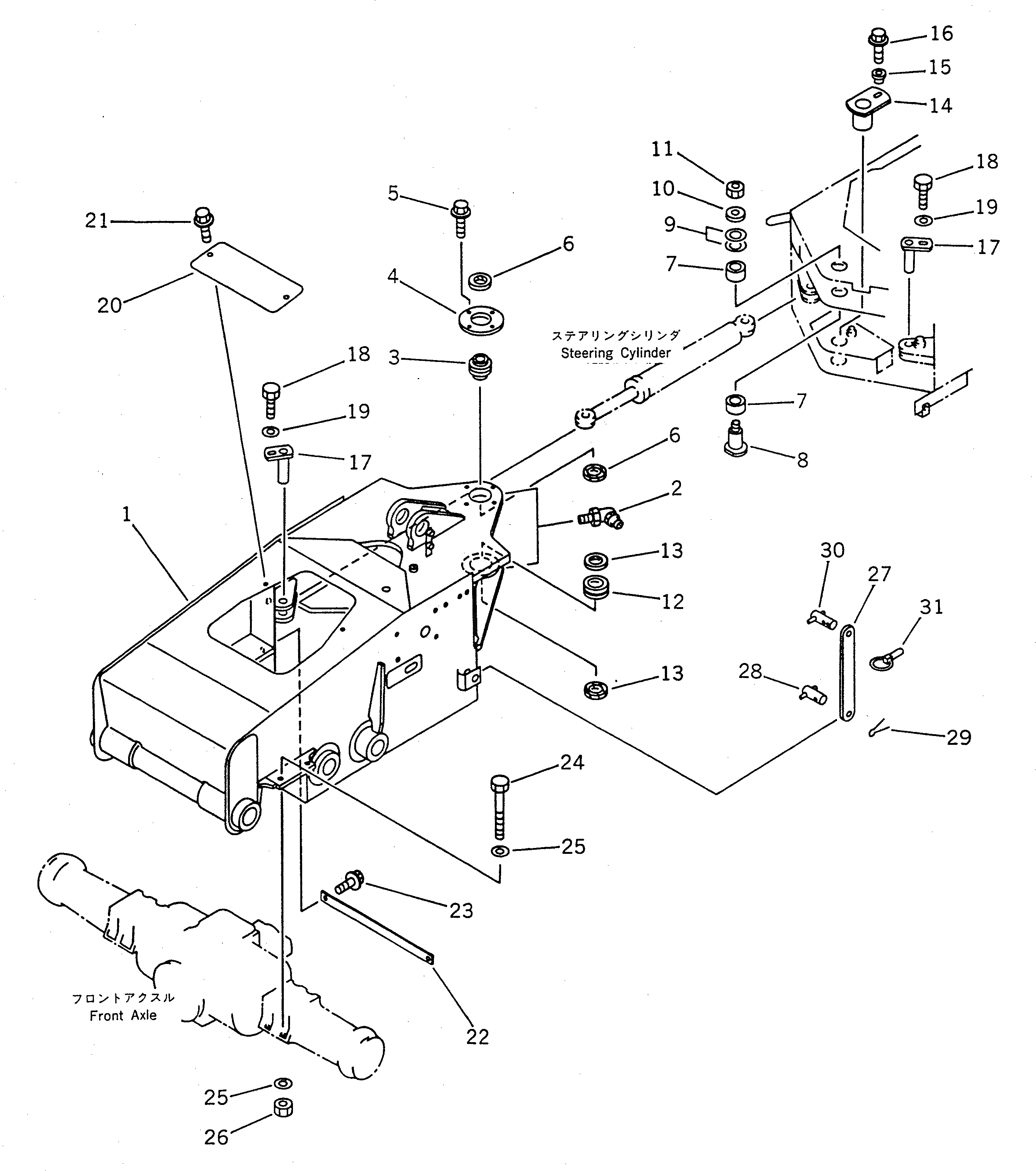 Крышка 41G-46-14110  Komatsu