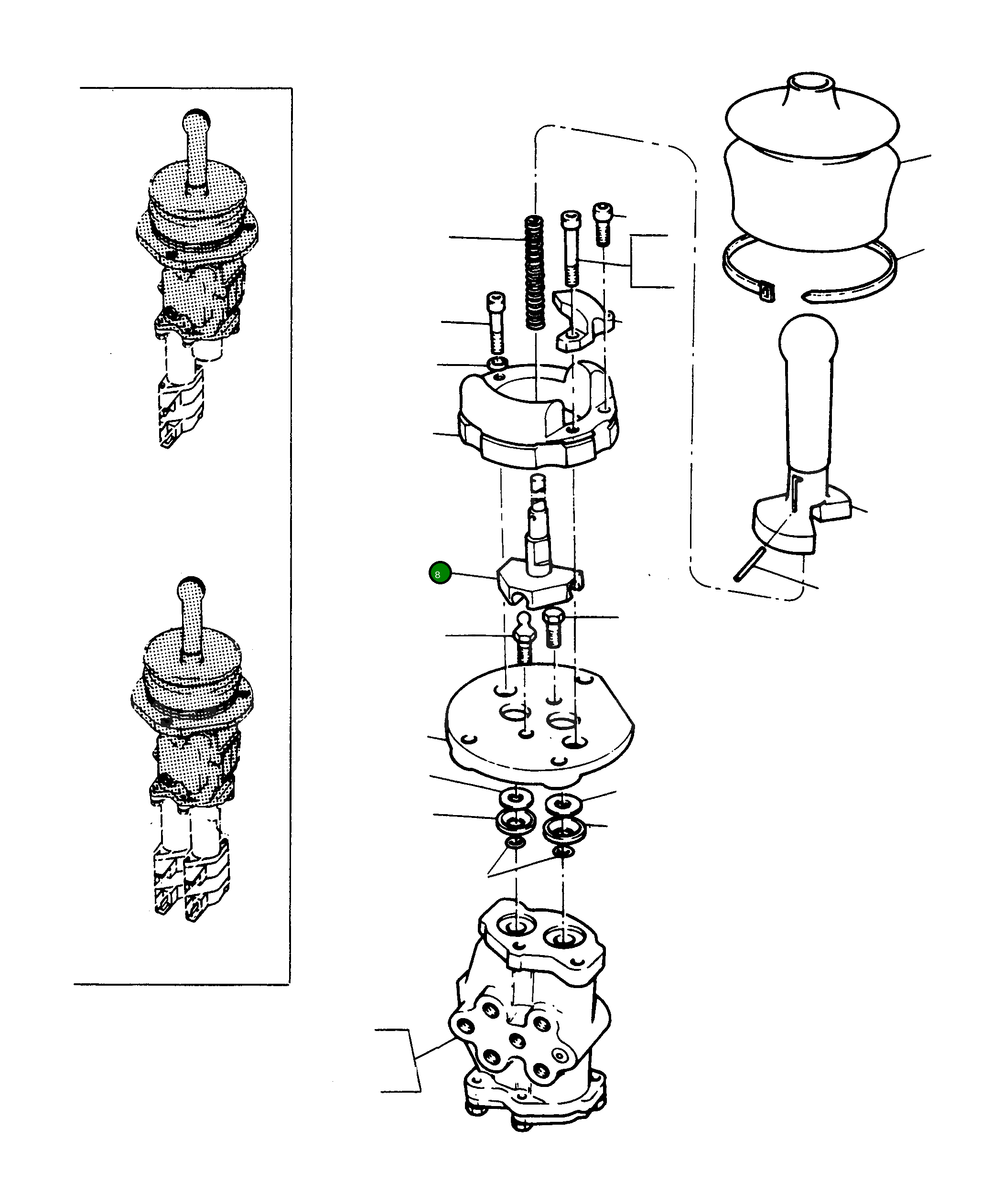 Рычаг 3077648M1 Komatsu