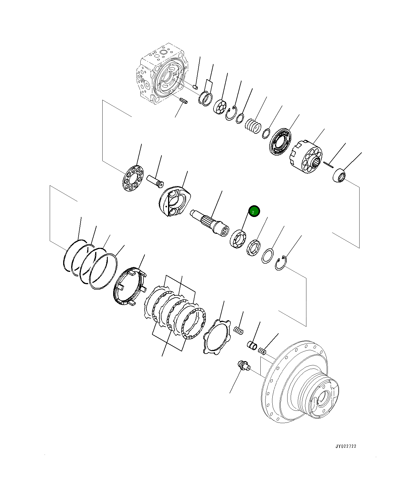 Подшипник 7088F12151 Komatsu