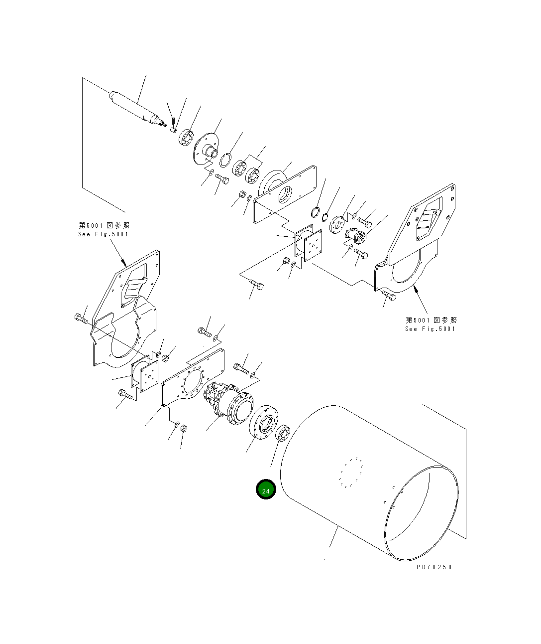 Подшипник 06009-06313 Komatsu