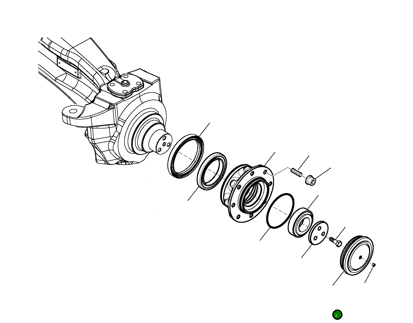 Подшипник CA0143682 Komatsu