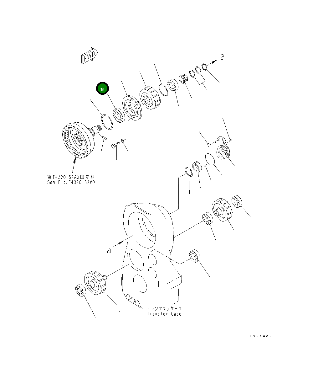 Подшипник 06032-00224 Komatsu