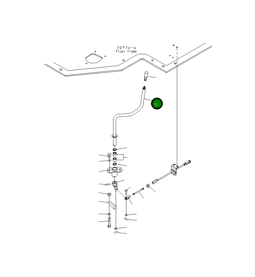 Рычаг 426-40-32452 Komatsu