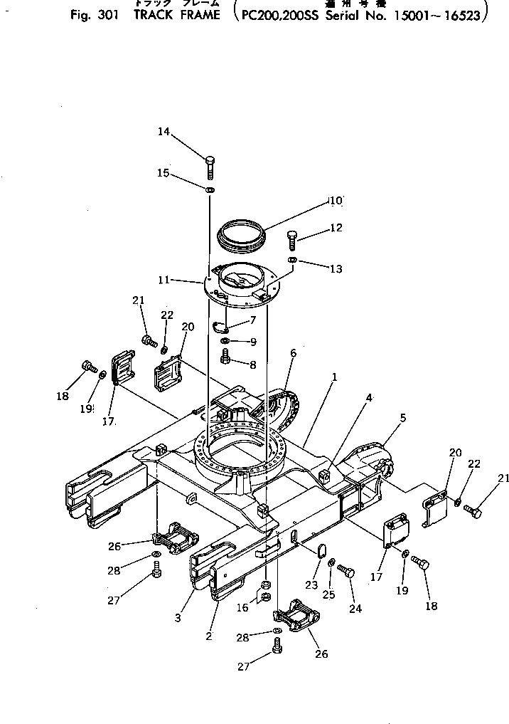 Крышка 205-30-67582 Komatsu